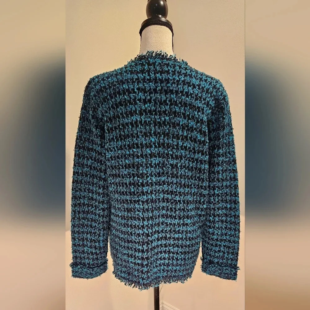 Coldwater Creek Houndstooth Cardigan / Jacket